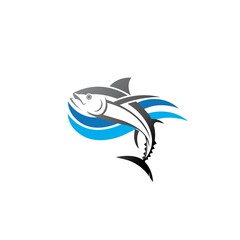 Wall Mural - Tuna fish logo