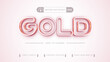Gold Stroke Editable Text Effect, Font Style