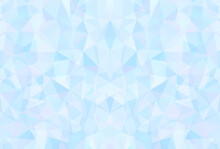 Light Blue Low Poly Crystal Vector Background For Banners, Cards, Flyers, Social Media Wallpapers, Etc.