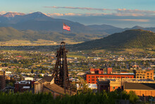 Headframes Of Butte, Montana, Remnants Of Mines Of The Early 1900's