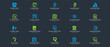© Fransiska - A collection of logo designs with the initial letter R