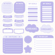 © Leya - Cute paper note and printable. To do list template
