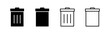 © avaicon - Trash icon vector. trash can icon. delete sign and symbol.