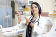 © Photographielove - female doctor with copy  space in right