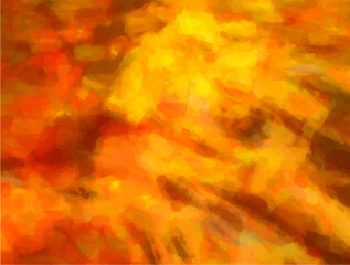 Wall Mural - Abstract orange and yellow background with warm colours.