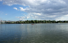 Caiac Canoe Sport On A Lake
