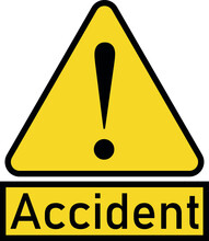 Accident Warning Sign 