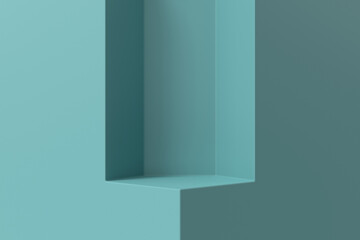 Wall Mural - 3d product display. 3d rendering.