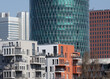 canvas print picture - Westhafen Tower in Frankfurt