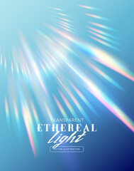 Wall Mural - fantasy light flare transparent effect - vector illustration.