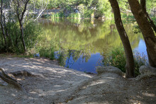 Area For Fishing At Lake Fulmor In The San Jacinto Mountains.