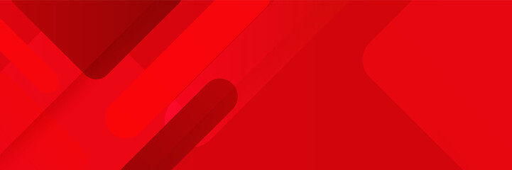 Red abstract banner background. Vector abstract graphic design banner pattern background template.