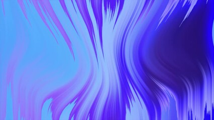 Aufkleber - Animated 3D waving cloth texture. Liquid holographic background. Smooth silk cloth surface with ripples and folds in tissue. 4K 3D rendering seamless looping animation