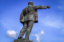 Vladimir Lenin Monument In St. Petersburg, Russia