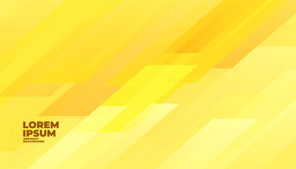 Wall Mural - abstract geometric shapes yellow background, vector illustration.
