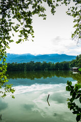 Canvas Print - The scenery around Nong Hoo lake in Chiang Mai Province