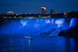 American Falls light show at Niagara