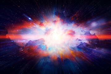Wall Mural - space and galaxy gas dust light speed moving travel colorful. elements of this image furnished by na