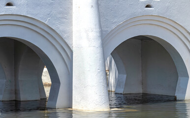 Gondola Bridge over a Canal.