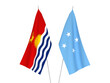 Federated States of Micronesia and Republic of Kiribati flags