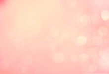 Abstract Blurred Background With Pink Bokeh
