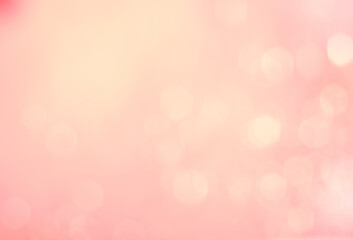 Wall Mural - abstract blurred background with pink bokeh