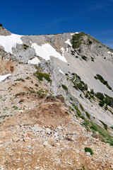 Canvas Print - Mountain peak of the Tomorr mountain in 