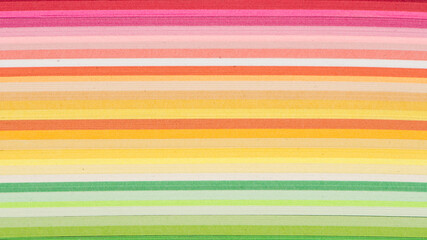 Wall Mural - rainbow colors paper composition.Colorful striped background.