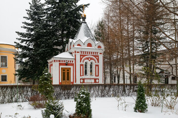 Wall Mural - Chapel (early 20th century) in the Novospassky Stavropegic Monastery