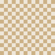 © Supakorn - Brown checkerboard vector. Checkerboard vector wallpaper.