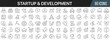© stas111 - Startup and development line icons collection. Big UI icon set in a flat design. Thin outline icons pack. Vector illustration EPS10