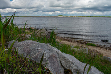 Wall Mural - the beautiful volga river coast