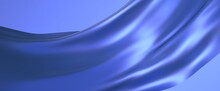 Abstract Blue Wave Background, Night Simple And Elegant 3d Render Wallpaper