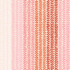 Vector stripe leaves seamless pattern background. Perfect for fabric, scrapbooking, wallpaper projects.
