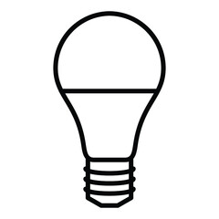 Poster - Led Lamp Icon Style