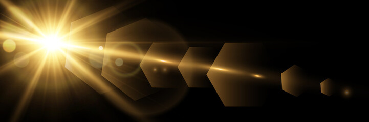 Wall Mural - vector transparent sunlight special lens flare light effect. stock royalty free vector illustration.