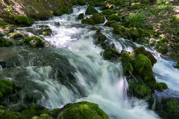  Cascade river in Montenegro.