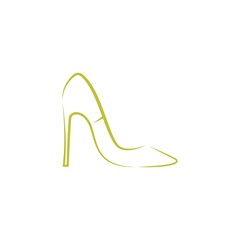 Wall Mural - High heels icon logo design