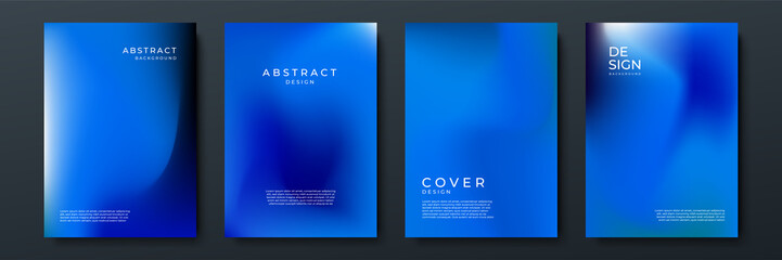 Wall Mural - abstract gradient texture background with dynamic blurred effect. minimal gradient background with m