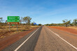 © Austockphoto - Savannah Way road signs with directions to Kununurra, Katherine and Halls Creek