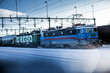 © FOLIO - Train at railway station during winter