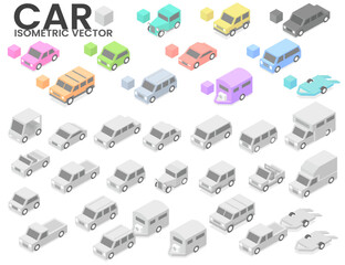 Isometric vector of the car
flat design illustration isometric vector of various types of car with flat color.