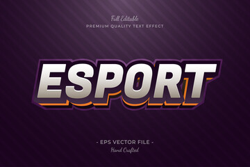 Wall Mural - Esport Game editable premium text effect font style