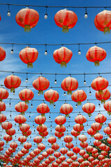 Wall Mural - Chinese lantern use for decoration during chinese new year