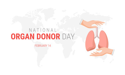 National organ donor day with Lungs