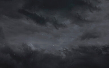 Wall Mural - 3d illustration of deep space background, full of stars and galaxies. high quality 5k sci-fi render.