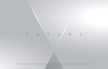 minimalist silver abstract background design. futuristic exclusive graphic elements for advertising,