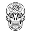 © Marty's Art - classic day of the dead skull
