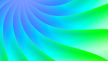 abstract wing or wave pattern blue and green light