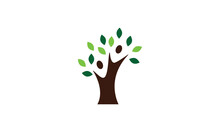 Human Growth Logo Design, Financial, Accounting, Family Tree